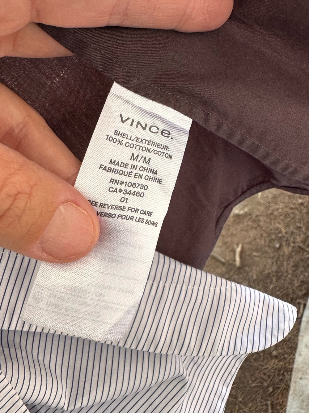 Lot: 2 Vince shirts, medium - Picture 3 of 10
